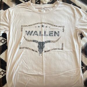 Wallen Graphic Tee in Cream